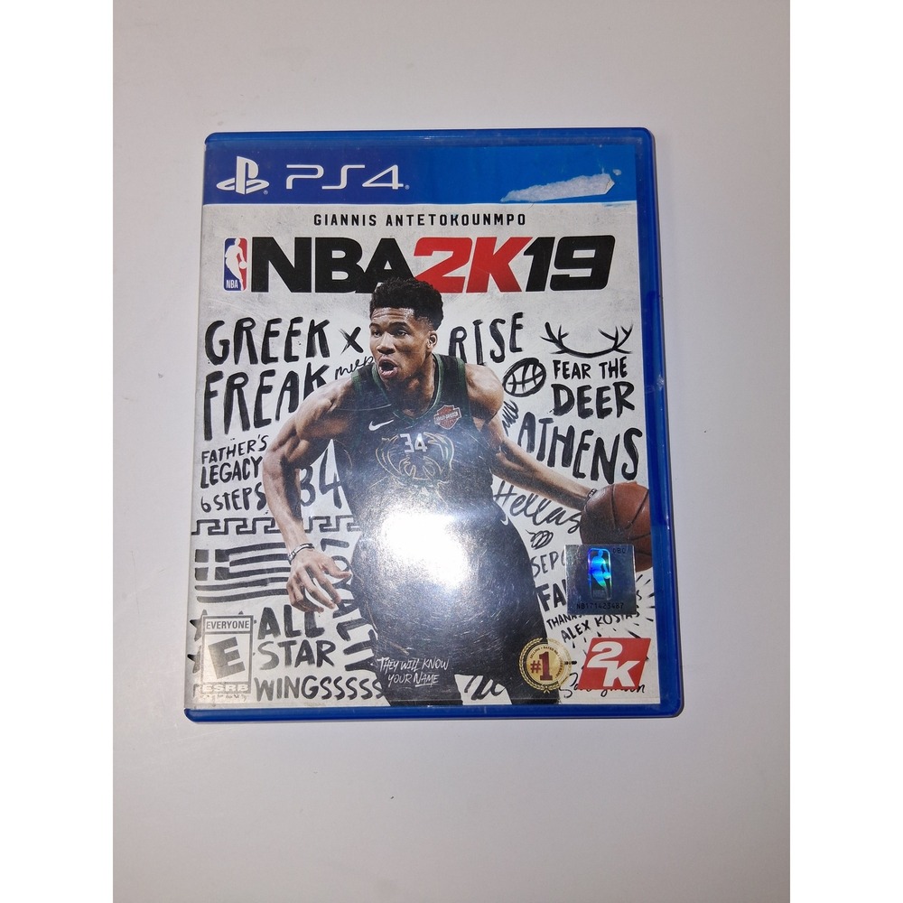NBA 2K19 PS4 Game Giannis Antetokounmpo Basketball Sony PlayStation 4